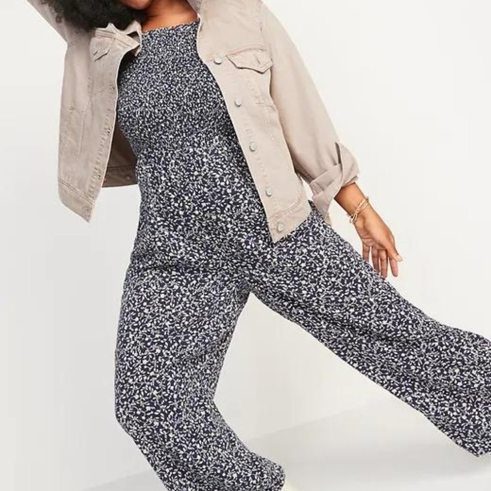 Old Navy Smocked Cami Jumpsuit for Women New - Picture 3 of 3
